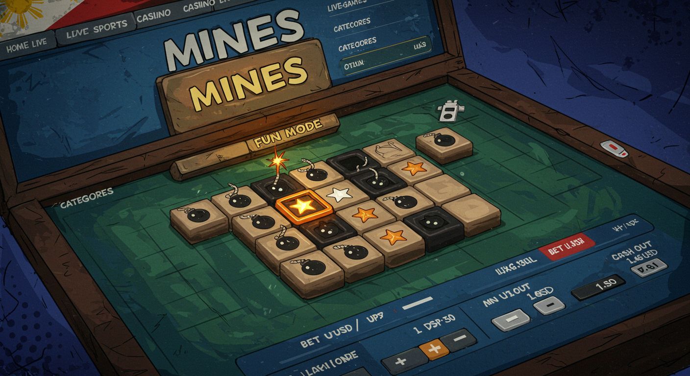 Interface mines casino game